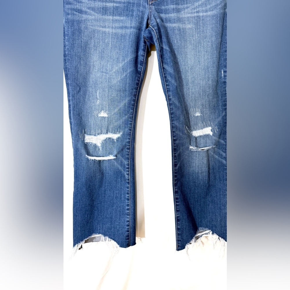 Madewell Cali Demi-Boot Button Fly Stretch Mid Rise Ankle Length Jeans Size 26 - Picture 3 of 15
